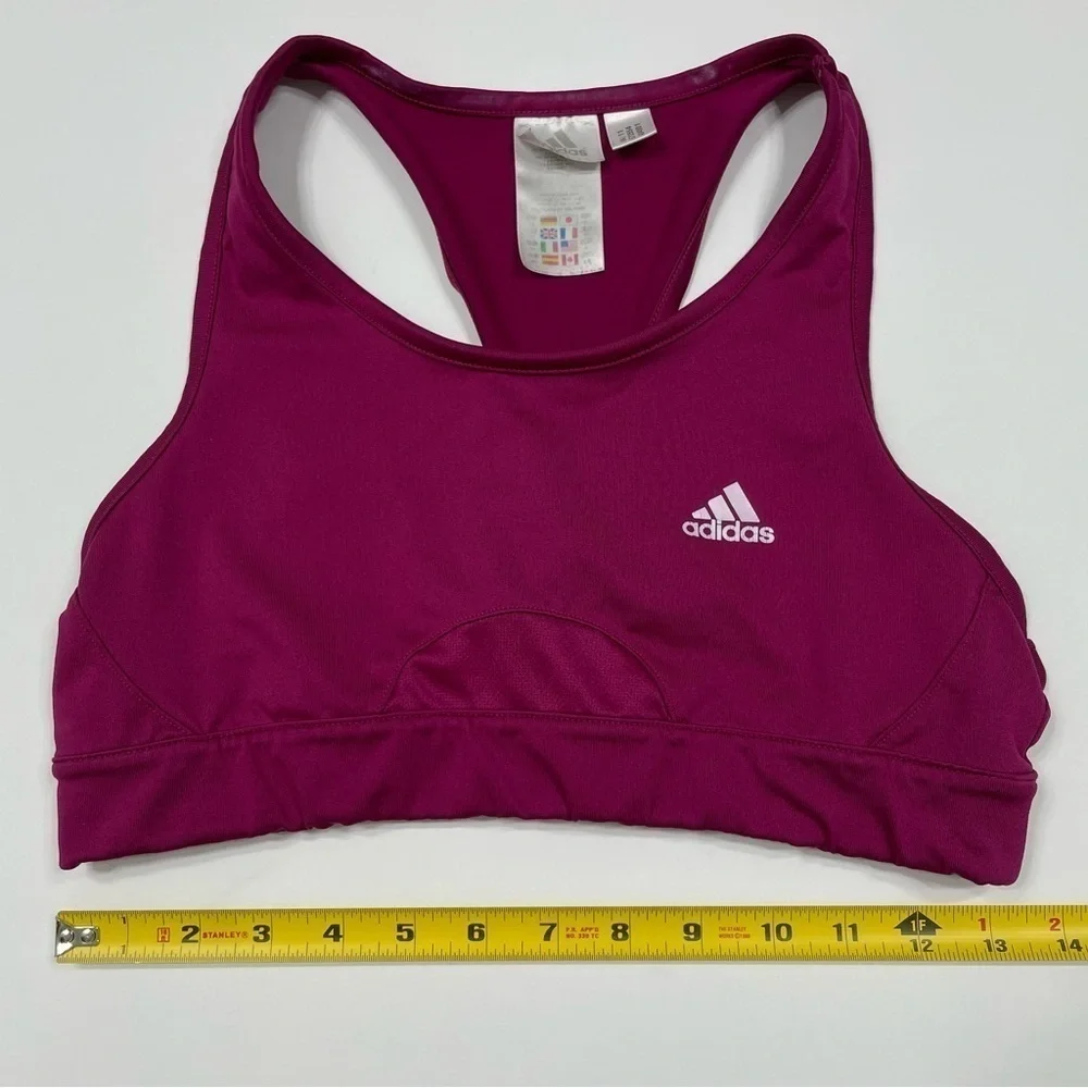 Adidas Women’s Racerback Sports Bra Purple Size L